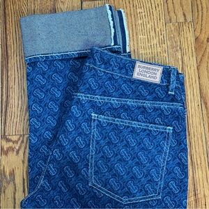 Burberry Blue Monogram Women’s Jeans